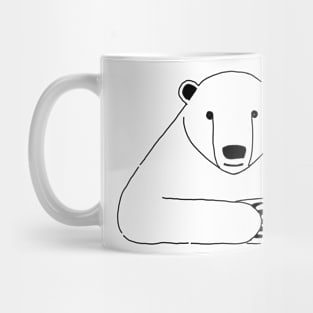 BEAR Funny Novelty Cartoon Hand Drawing Mug